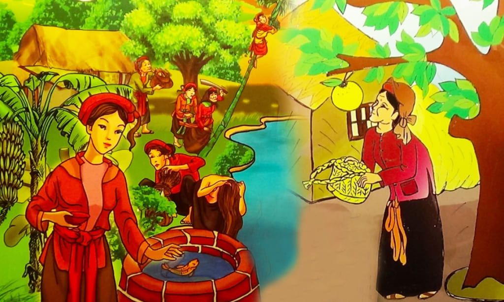 vẽ tranh minh họa truyện cổ tích Việt Nam