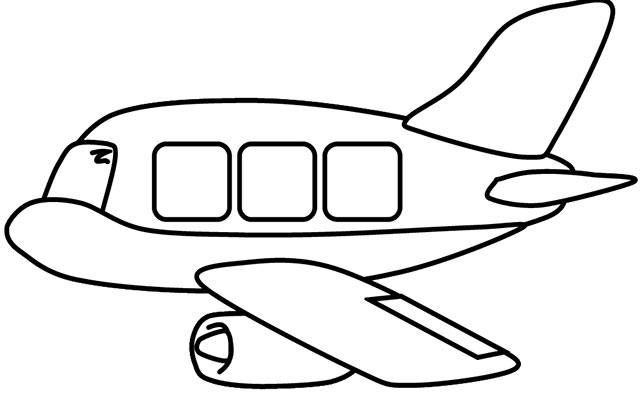 Tranh cho bé tập vẽ máy bay