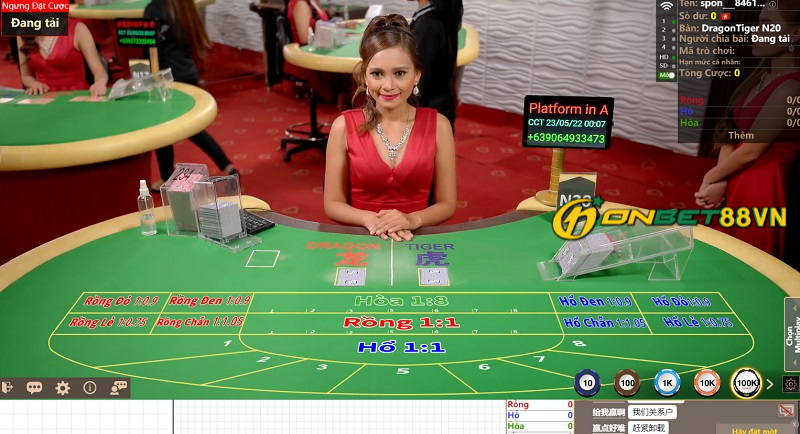 Rồng Hổ là sản phẩm casino online Onbet88 được yêu thích nhất