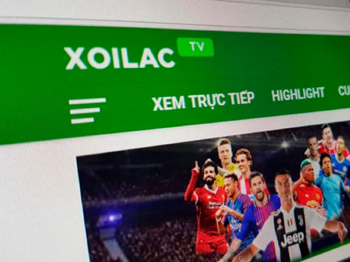 Giao diện của Xoilac TV được bố trí hợp lý, khoa học.