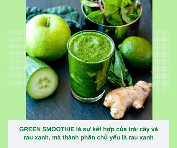 Green smoothie công thức